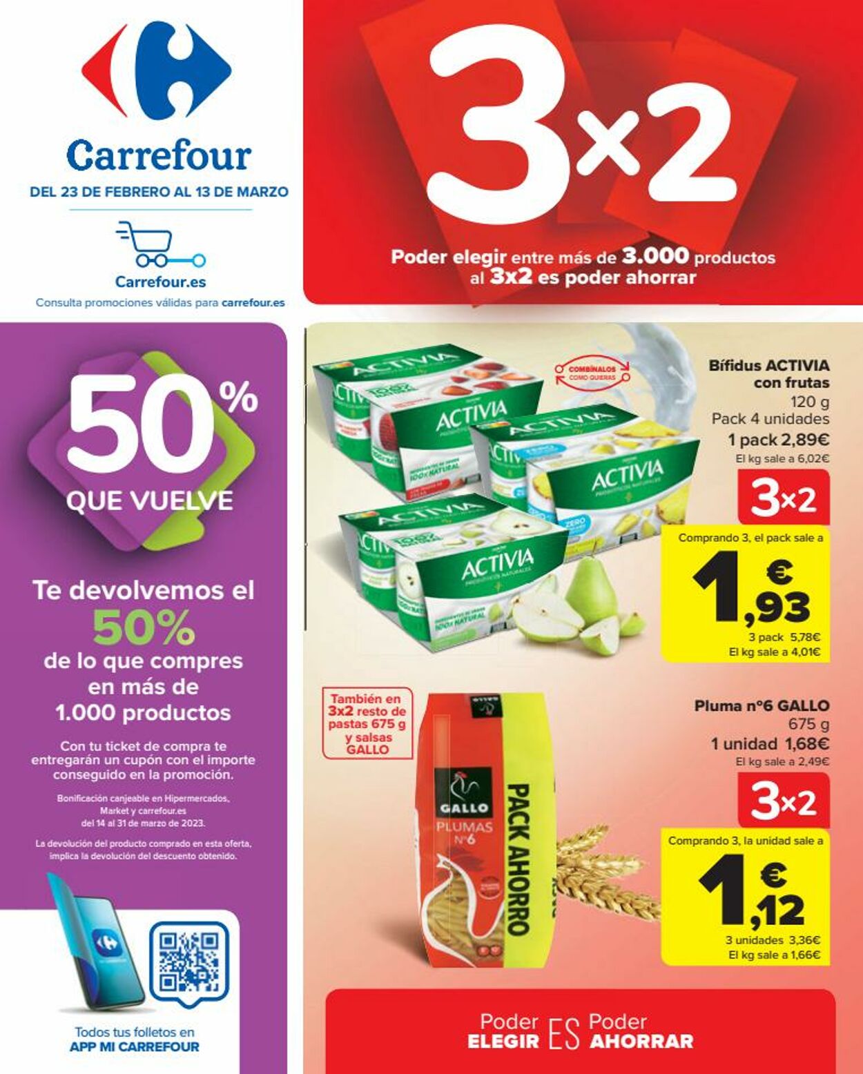 Folleto Carrefour 23.02.2023 - 13.03.2023