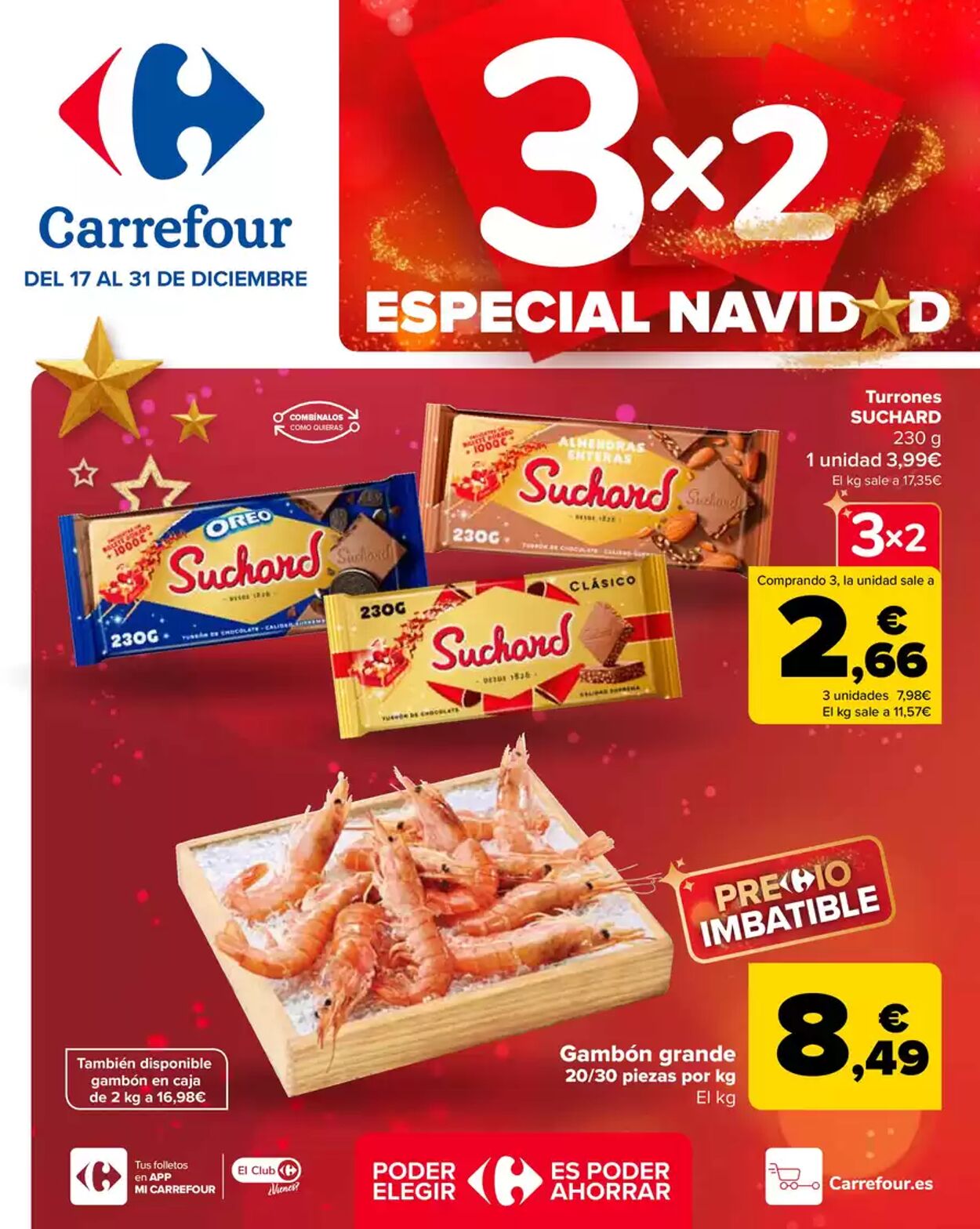 Folleto Carrefour - 3x2 17 dic., 2024 - 31 dic., 2024