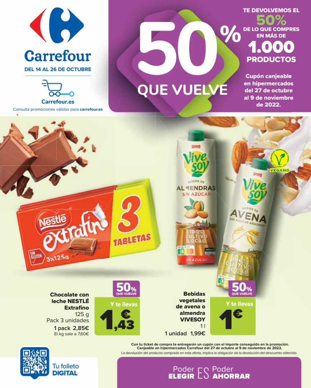 Folleto Carrefour 14.10.2022 - 26.10.2022