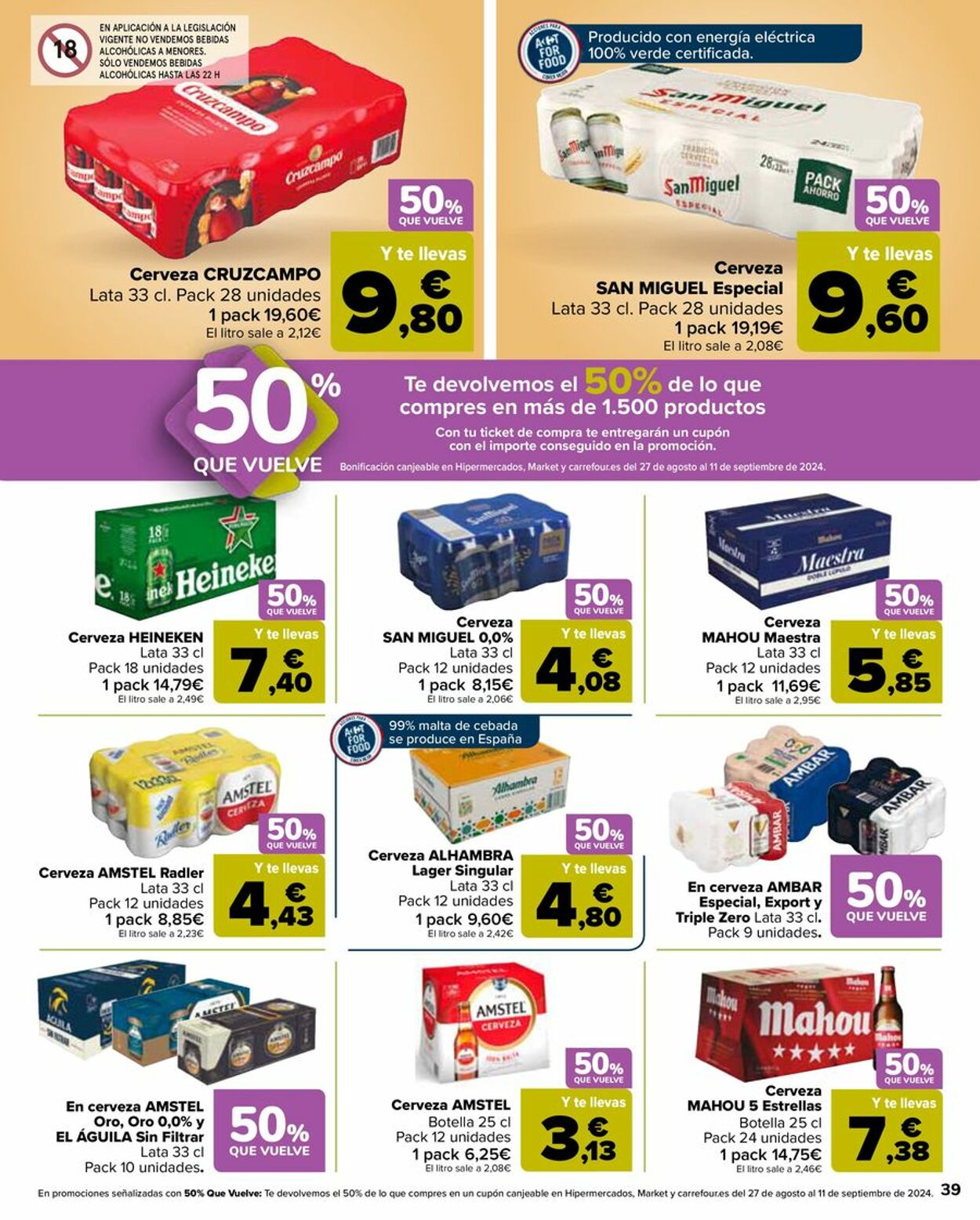 Folleto Carrefour 09.08.2024 - 26.08.2024