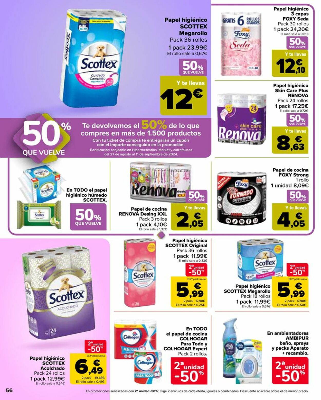 Folleto Carrefour 09.08.2024 - 26.08.2024