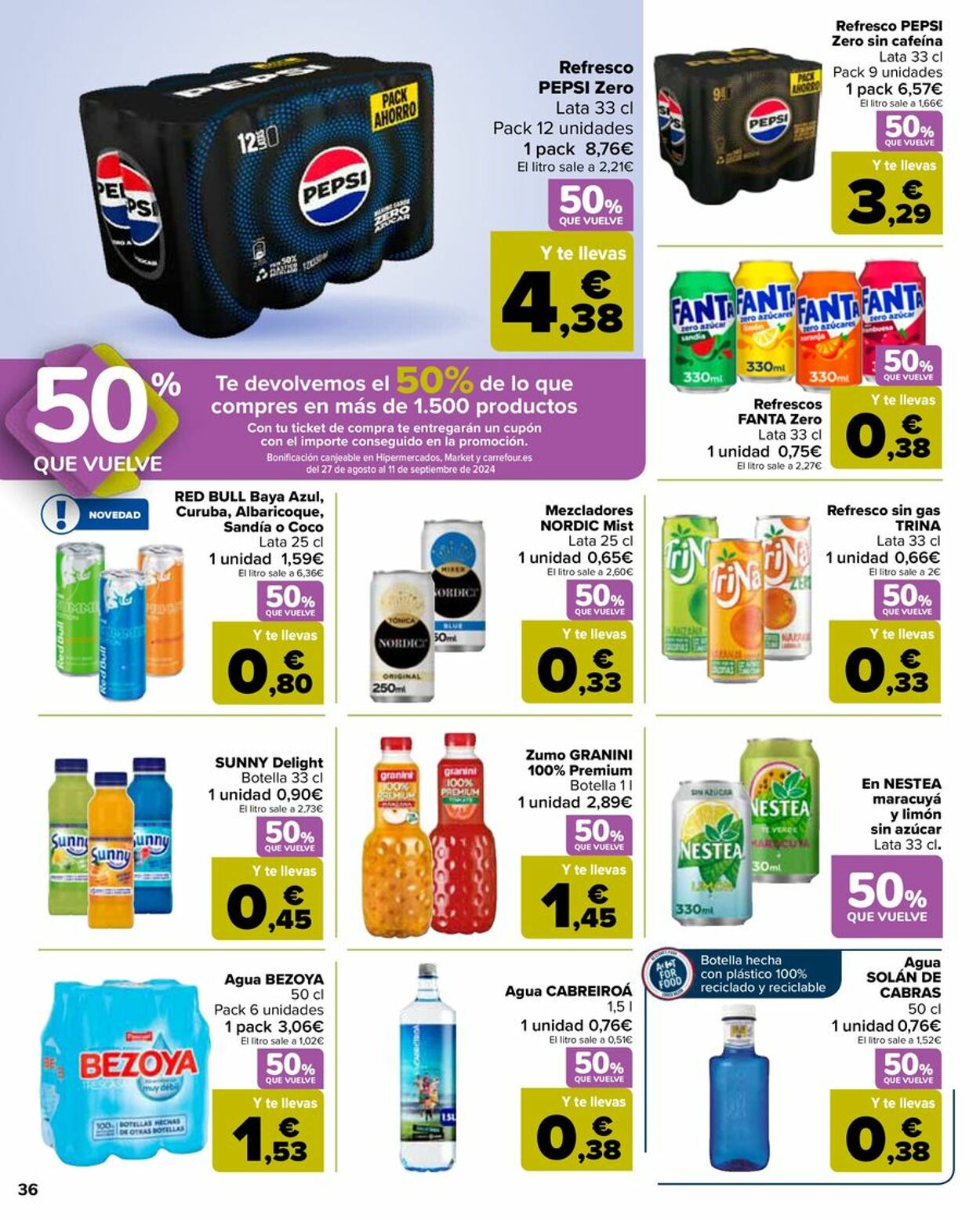 Folleto Carrefour 09.08.2024 - 26.08.2024