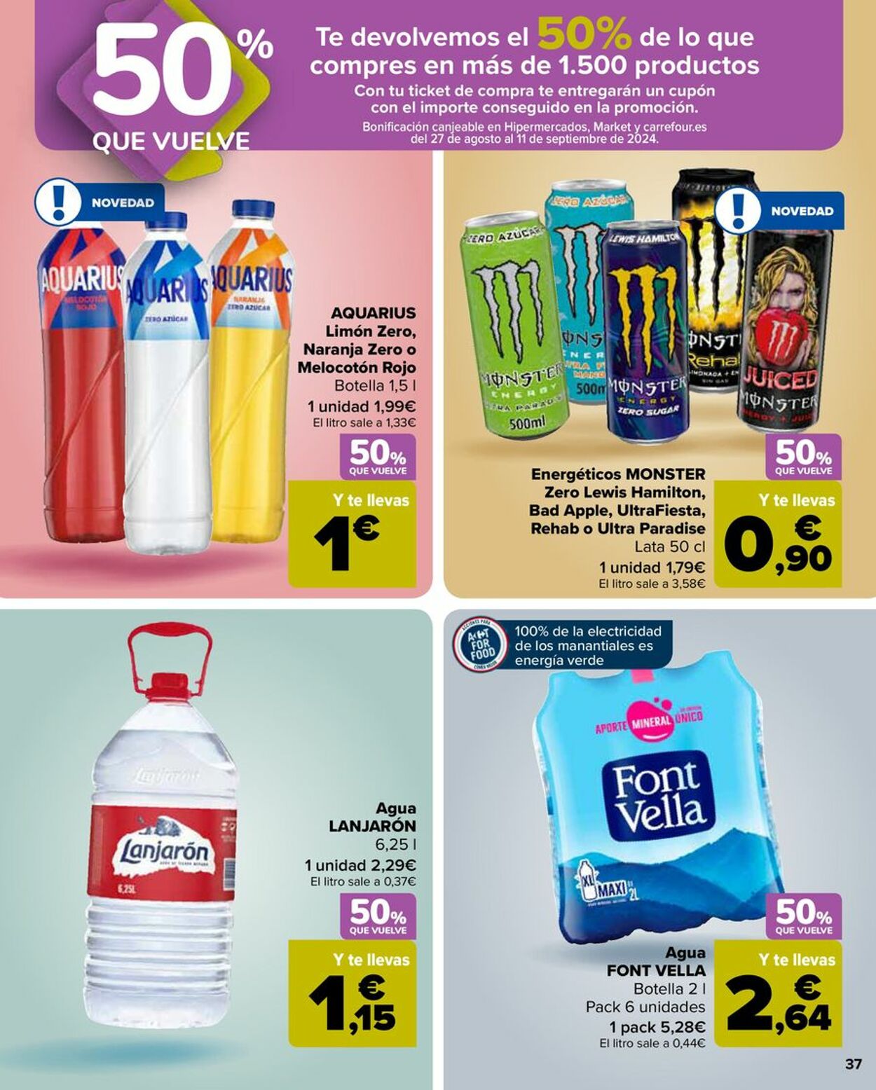 Folleto Carrefour 09.08.2024 - 26.08.2024