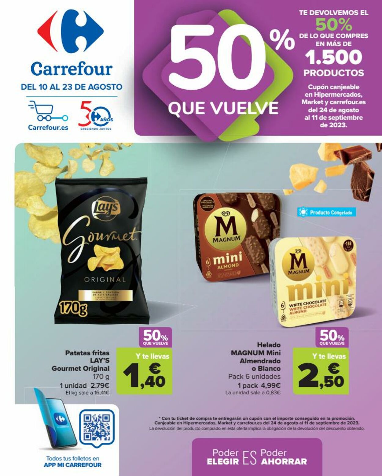 Folleto Carrefour 10.08.2023 - 23.08.2023