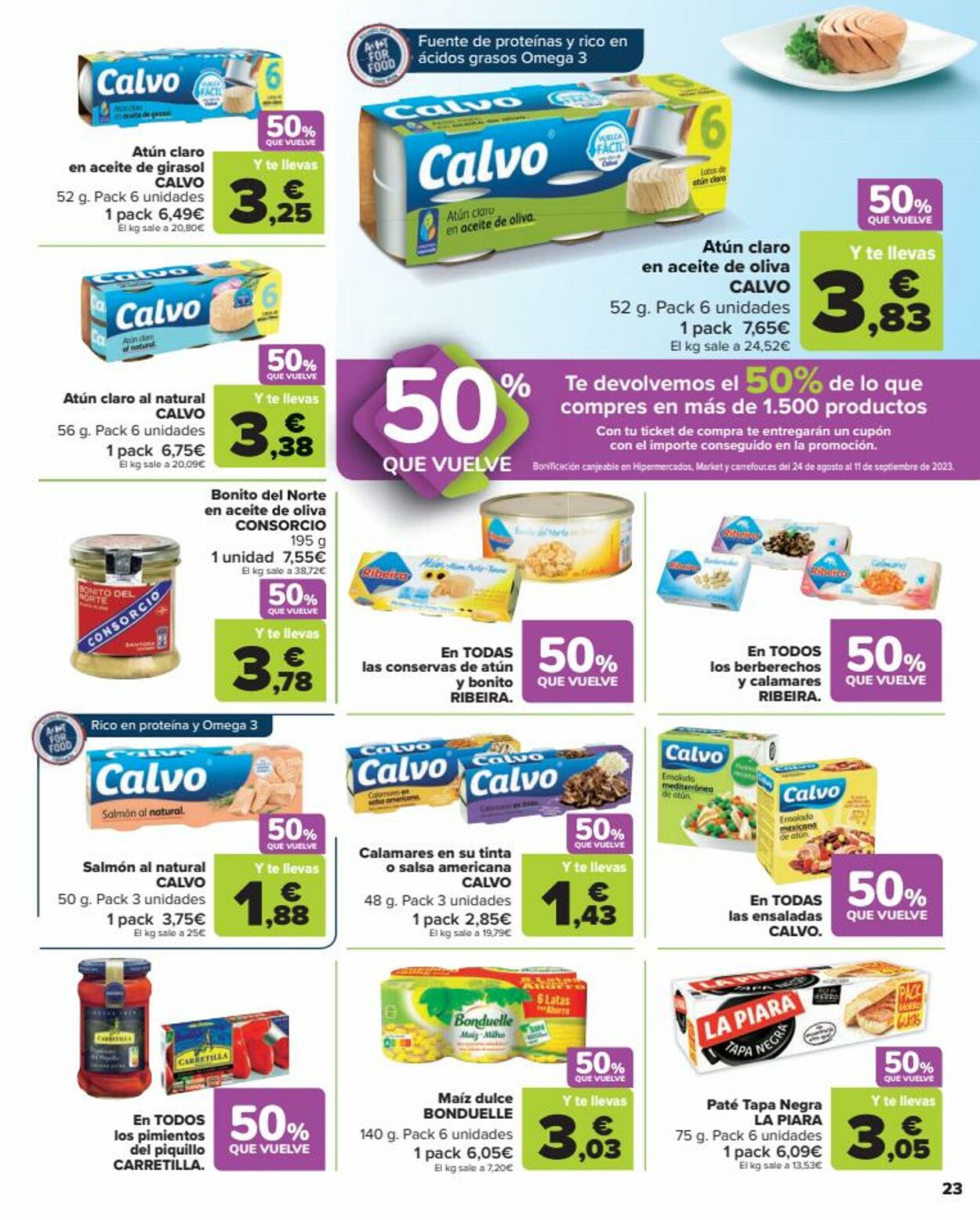 Folleto Carrefour 10.08.2023 - 23.08.2023