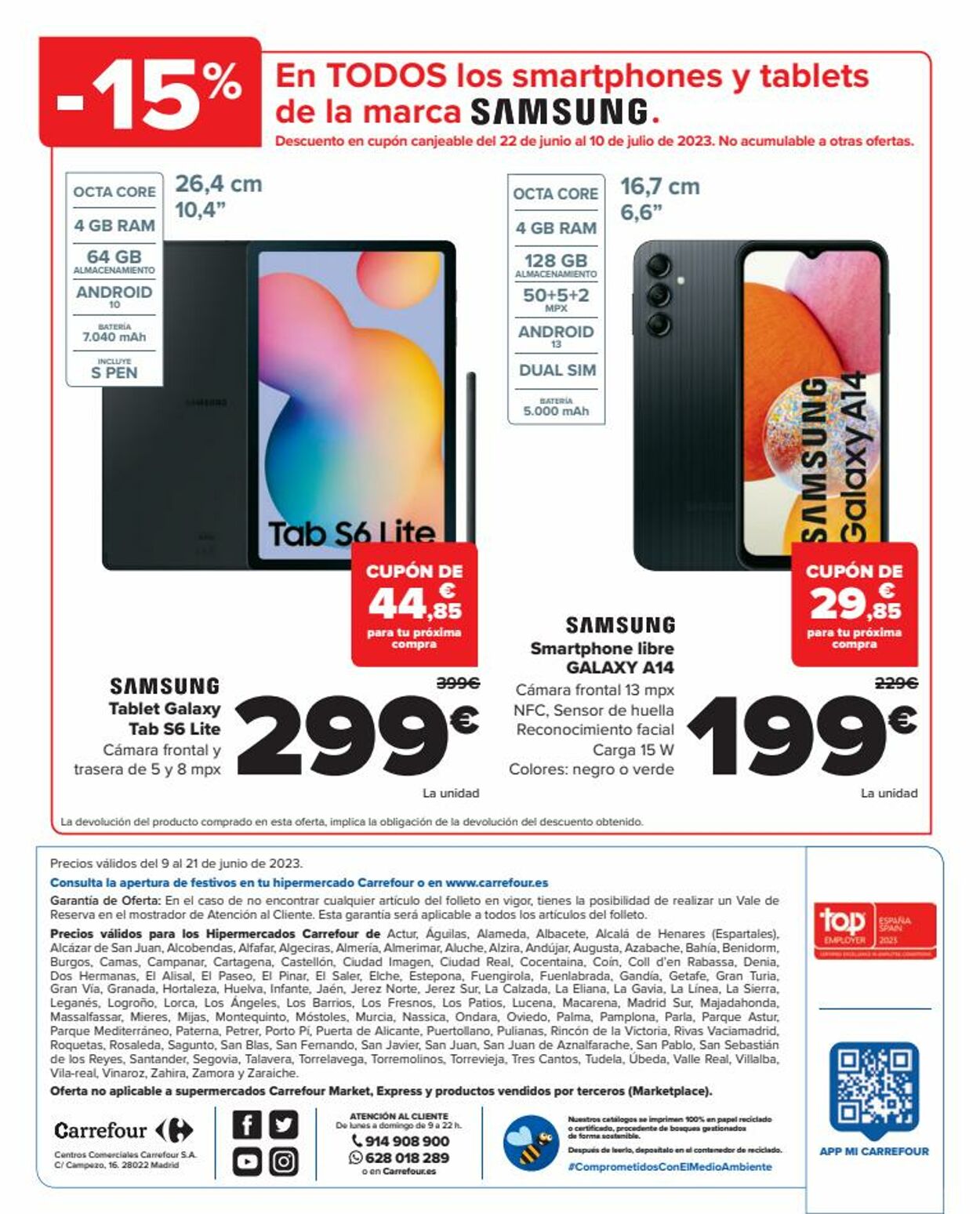 Folleto Carrefour 09.06.2023 - 21.06.2023