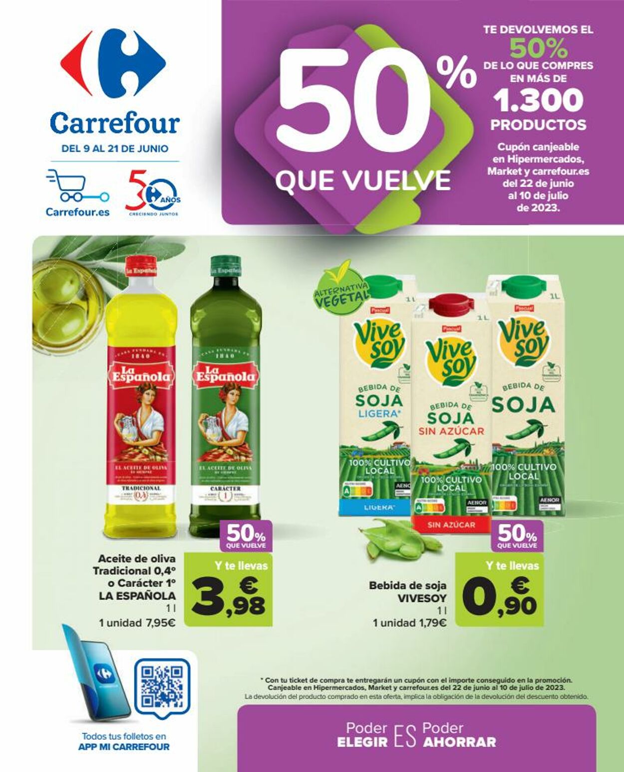 Folleto Carrefour 09.06.2023 - 21.06.2023