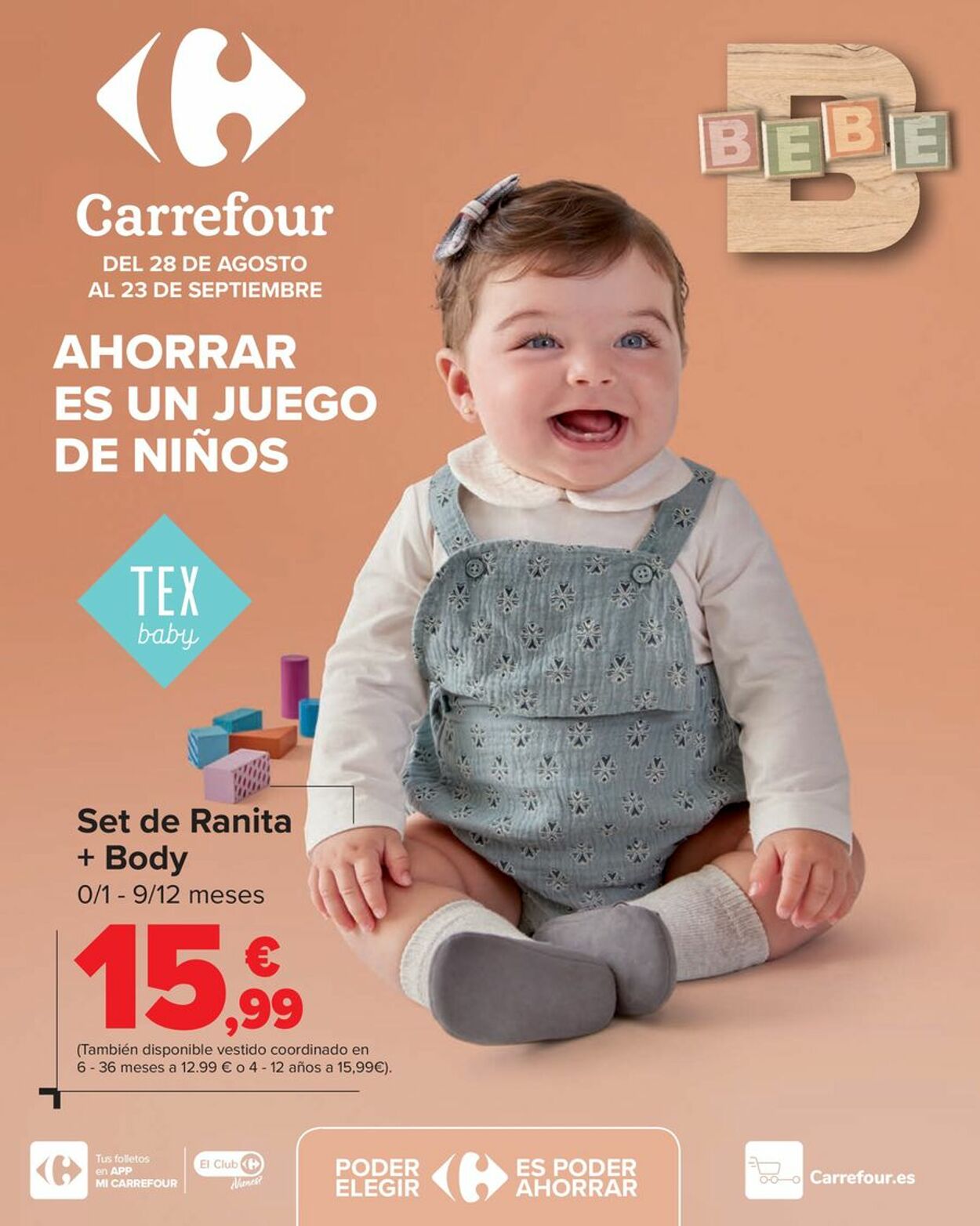 Folleto Carrefour - Ahorrar es un juego de niños 28 ago., 2024 - 23 sep., 2024