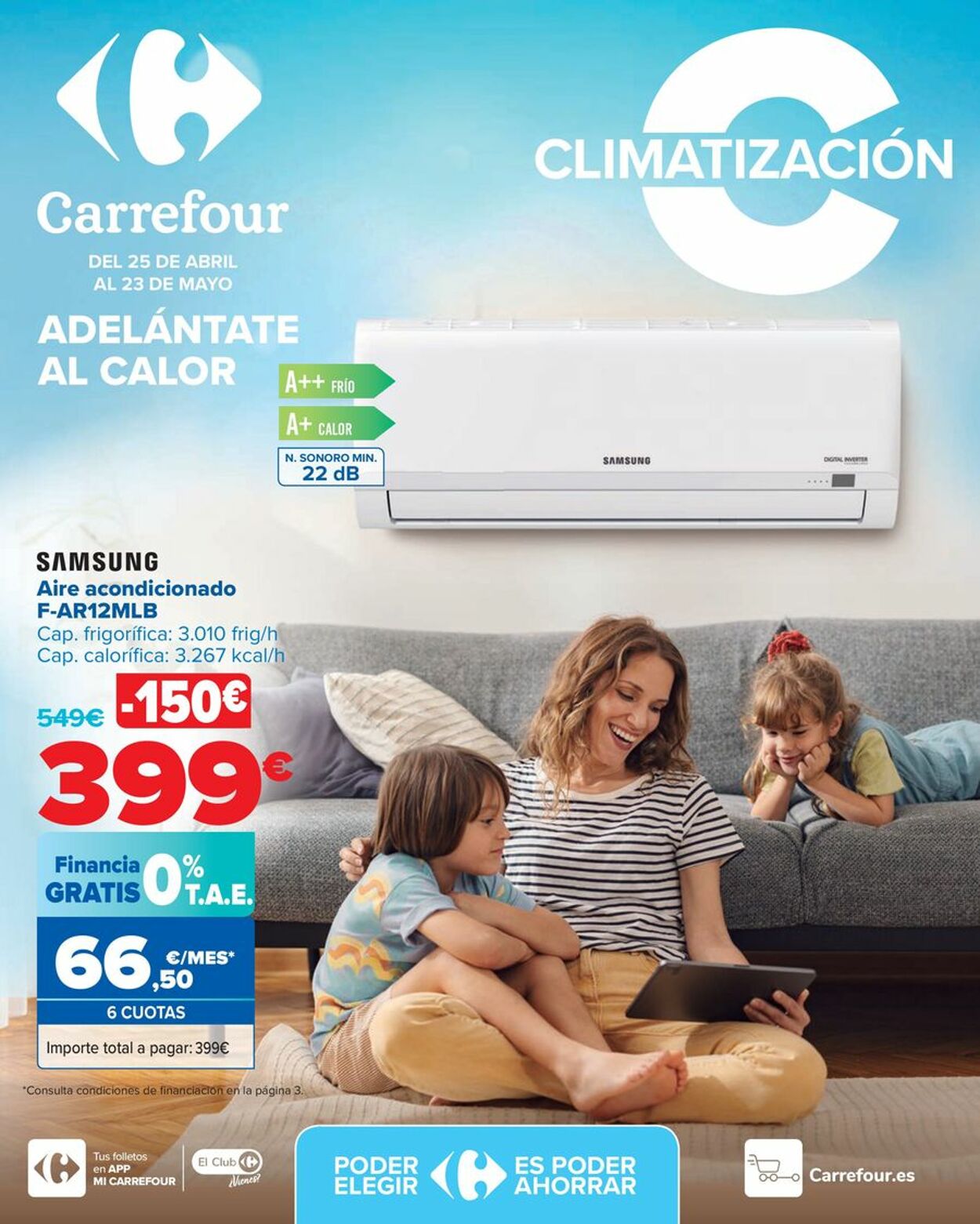 Folleto Carrefour - AIRE ACONDICIONADO Y VENTILACION 25 abr., 2024 - 23 may., 2024