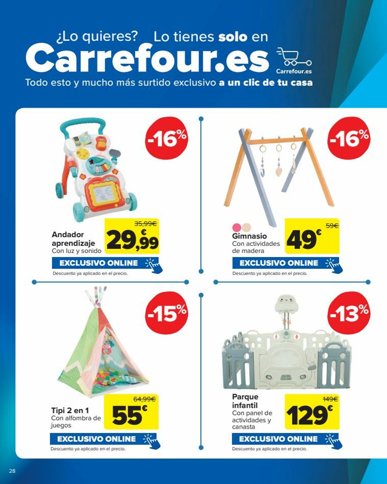 Folleto Carrefour 25.08.2023 - 18.09.2023