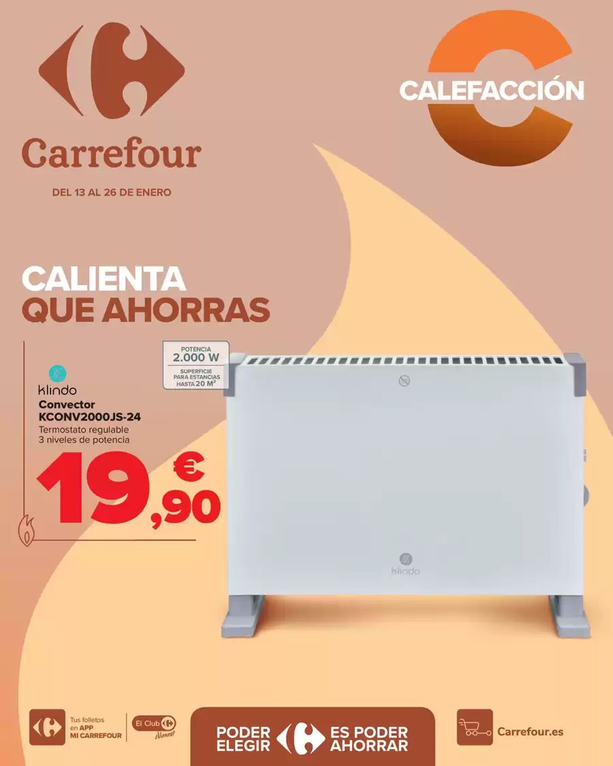 Folleto Carrefour - CALEFACCIÓN 13 ene., 2025 - 26 ene., 2025