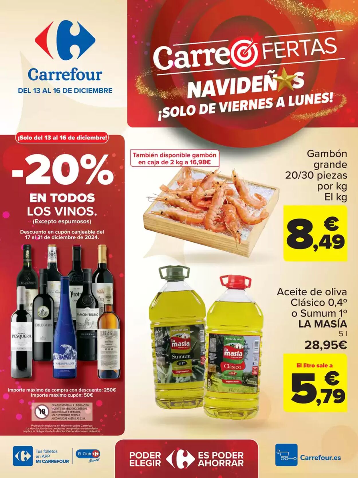 Folleto Carrefour 13.12.2024 - 16.12.2024