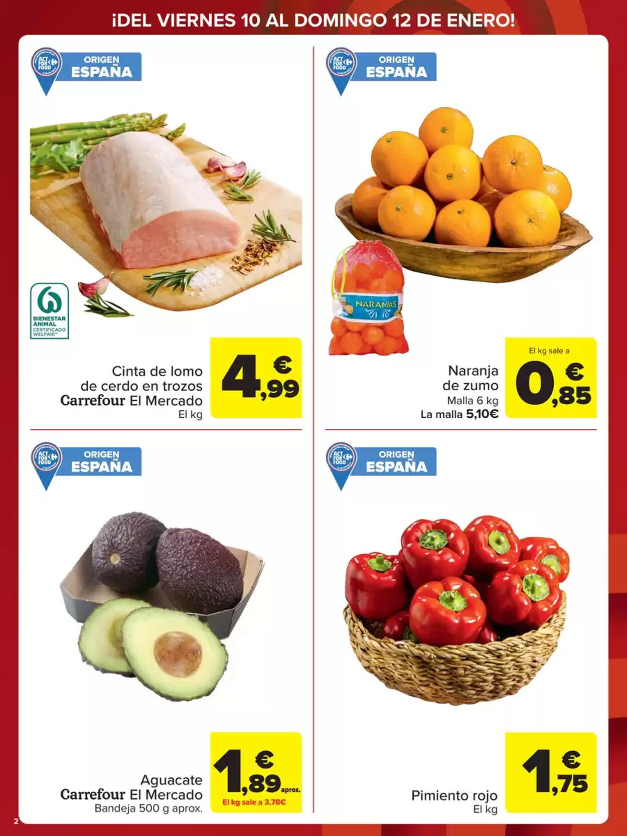 Folleto Carrefour 10.01.2025 - 12.01.2025