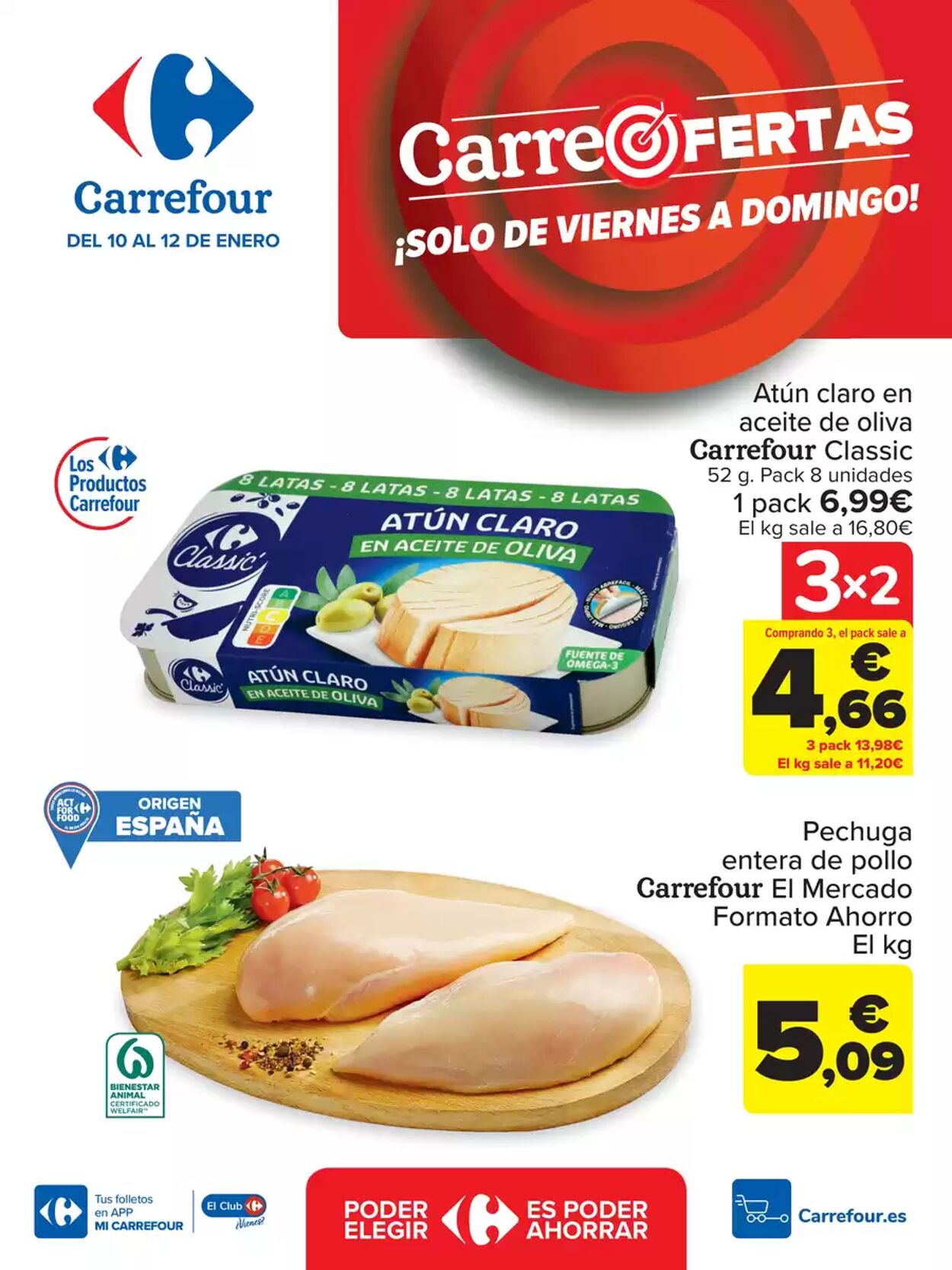 Folleto Carrefour 10.01.2025 - 12.01.2025