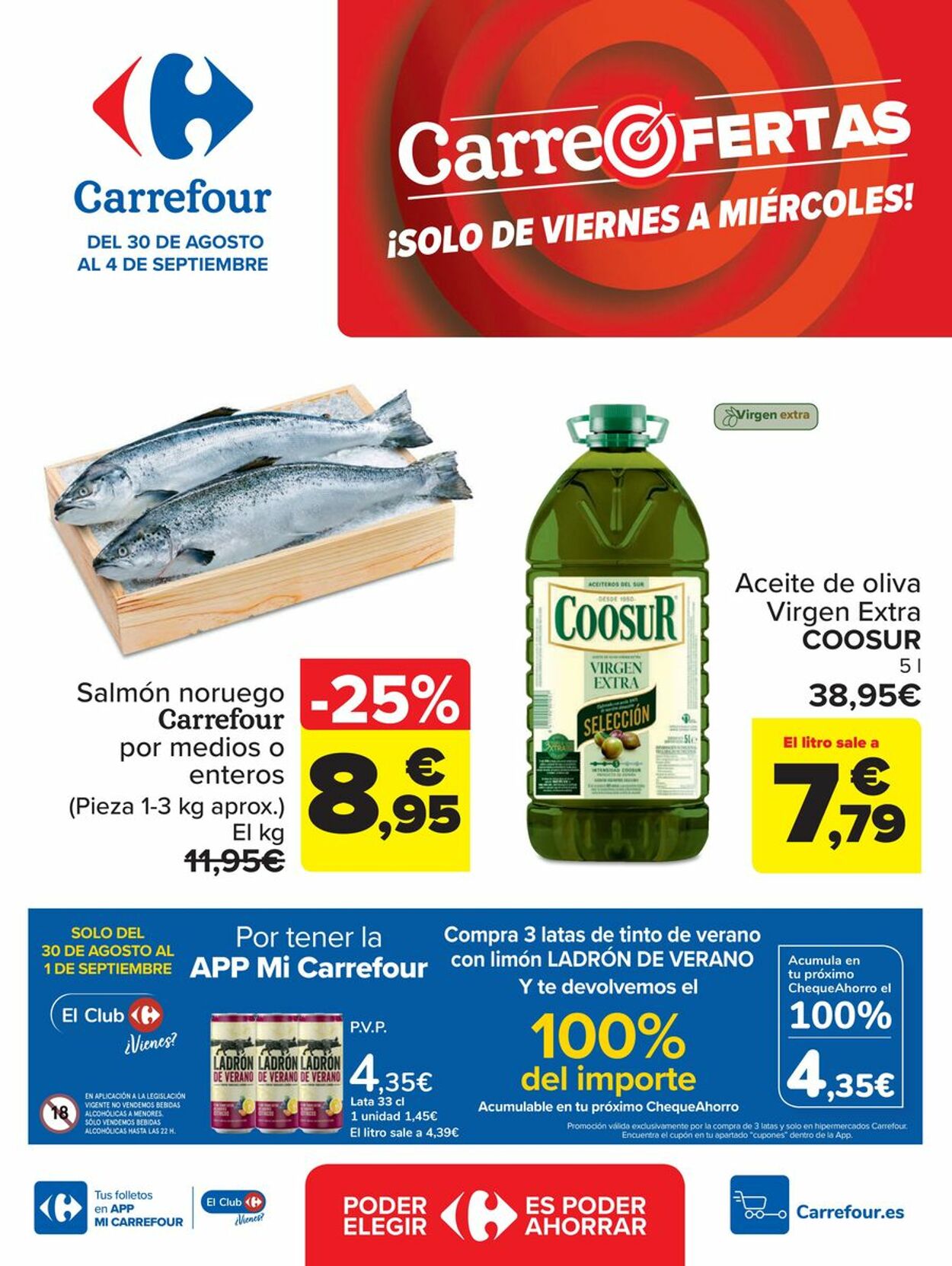 Folleto Carrefour 30.08.2024 - 04.09.2024