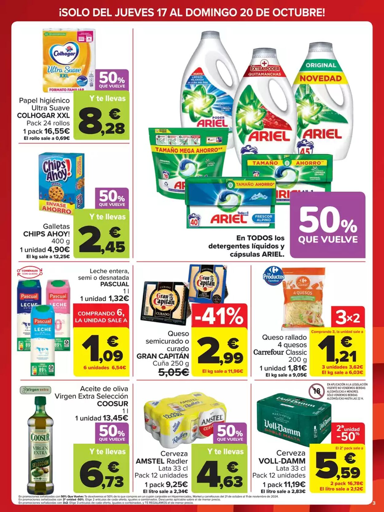 Folleto Carrefour 17.10.2024 - 20.10.2024