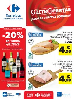 Folleto Carrefour 17.10.2024 - 20.10.2024