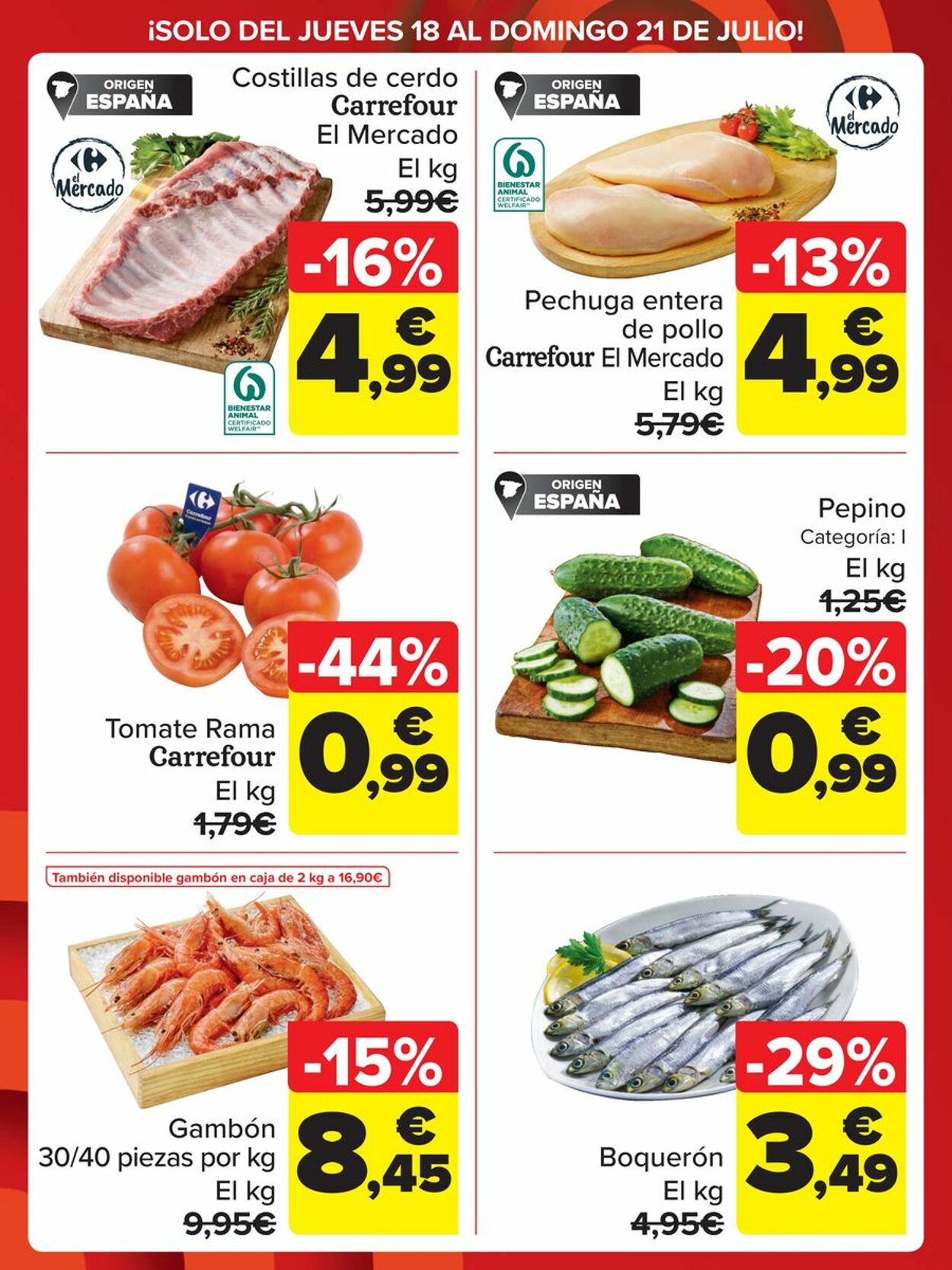 Folleto Carrefour 18.07.2024 - 21.07.2024