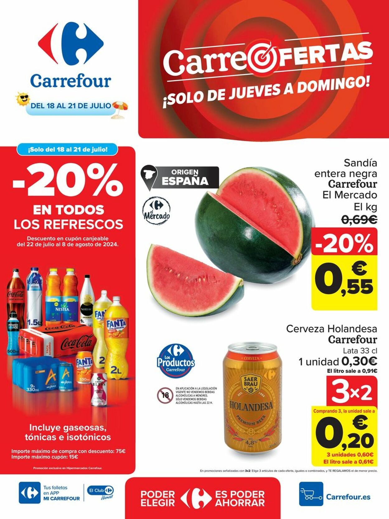 Folleto Carrefour 18.07.2024 - 21.07.2024