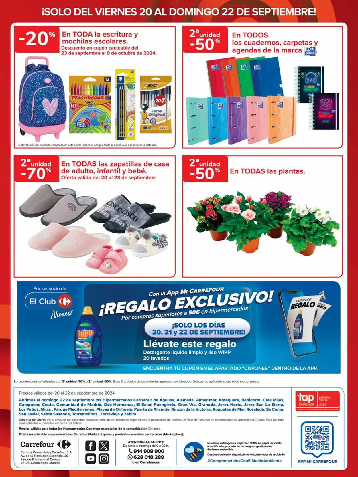 Folleto Carrefour 20.09.2024 - 22.09.2024