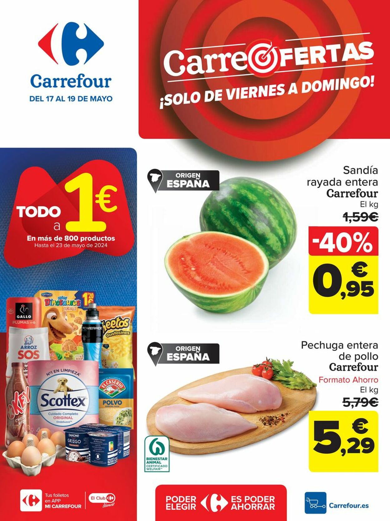 Folleto Carrefour - CARREOFERTAS 17 may., 2024 - 19 may., 2024