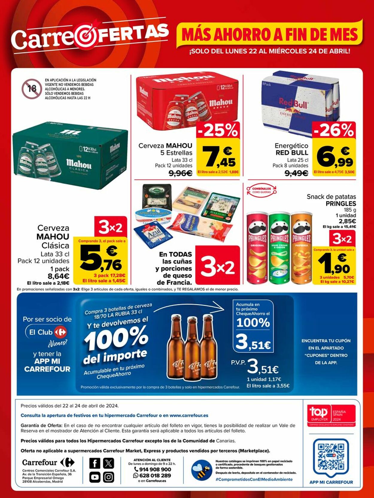 Folleto Carrefour 22.04.2024 - 24.04.2024