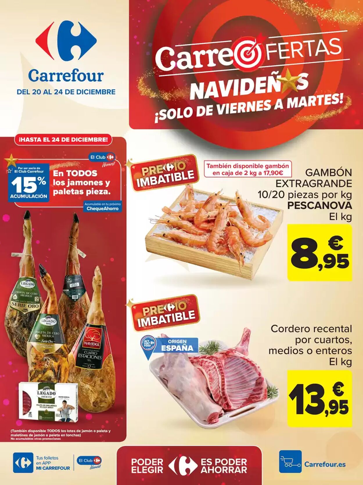 Folleto Carrefour - CARREOFERTAS 20 dic., 2024 - 24 dic., 2024