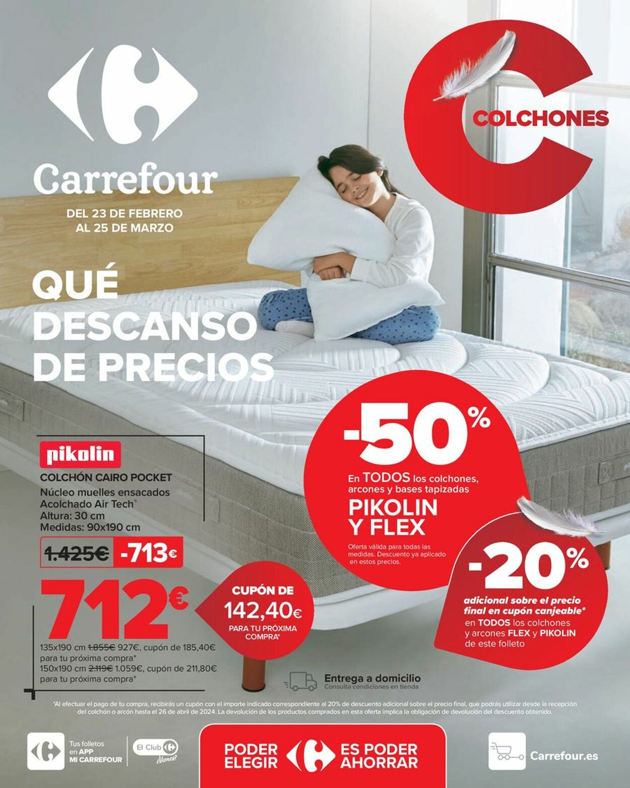 Folleto Carrefour - COLCHONES 23 feb., 2024 - 25 mar., 2024