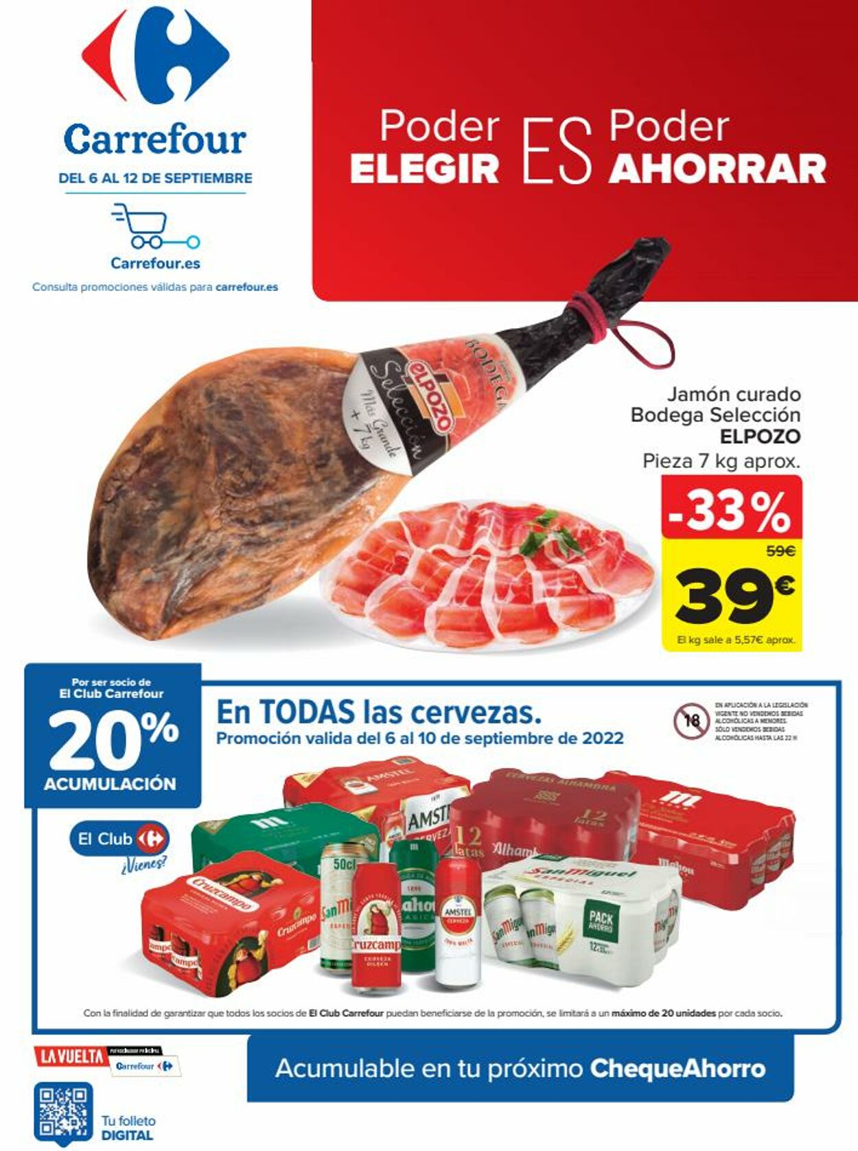 Folleto Carrefour 06.09.2022 - 12.09.2022