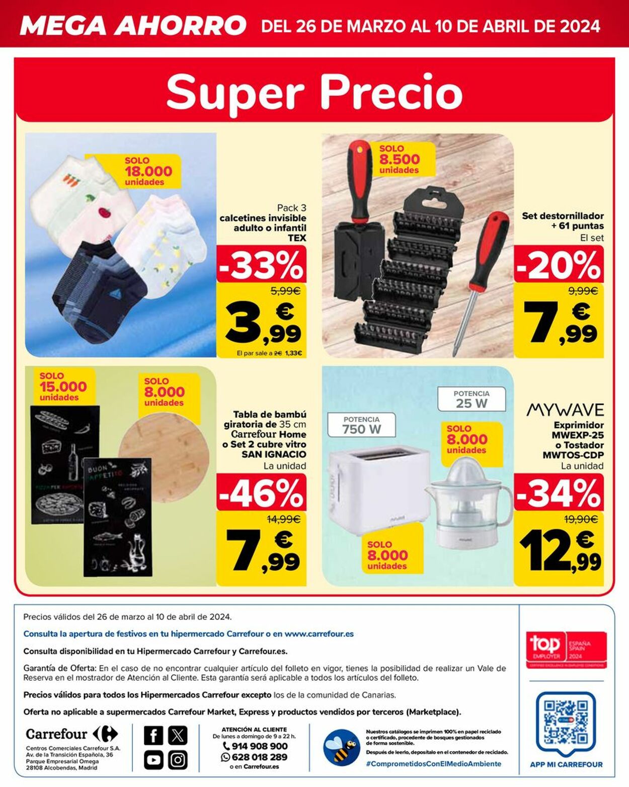 Folleto Carrefour 26.03.2024 - 10.04.2024