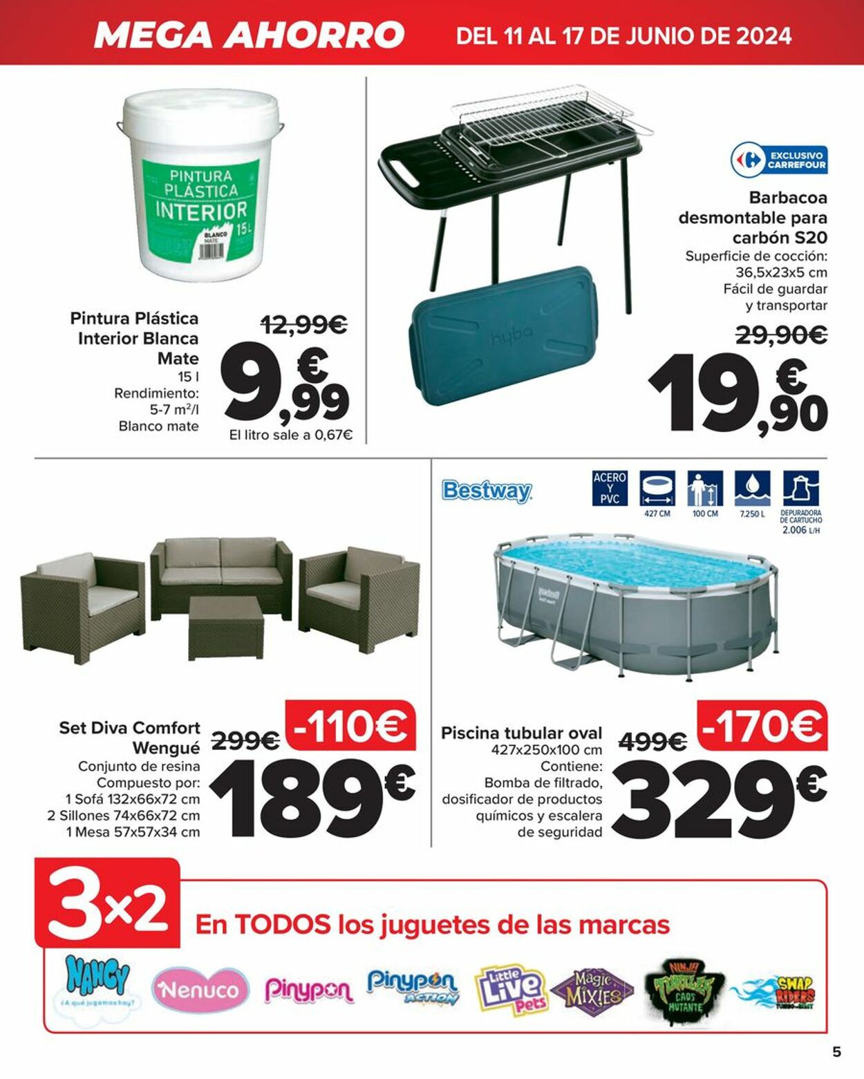 Folleto Carrefour 11.06.2024 - 17.06.2024