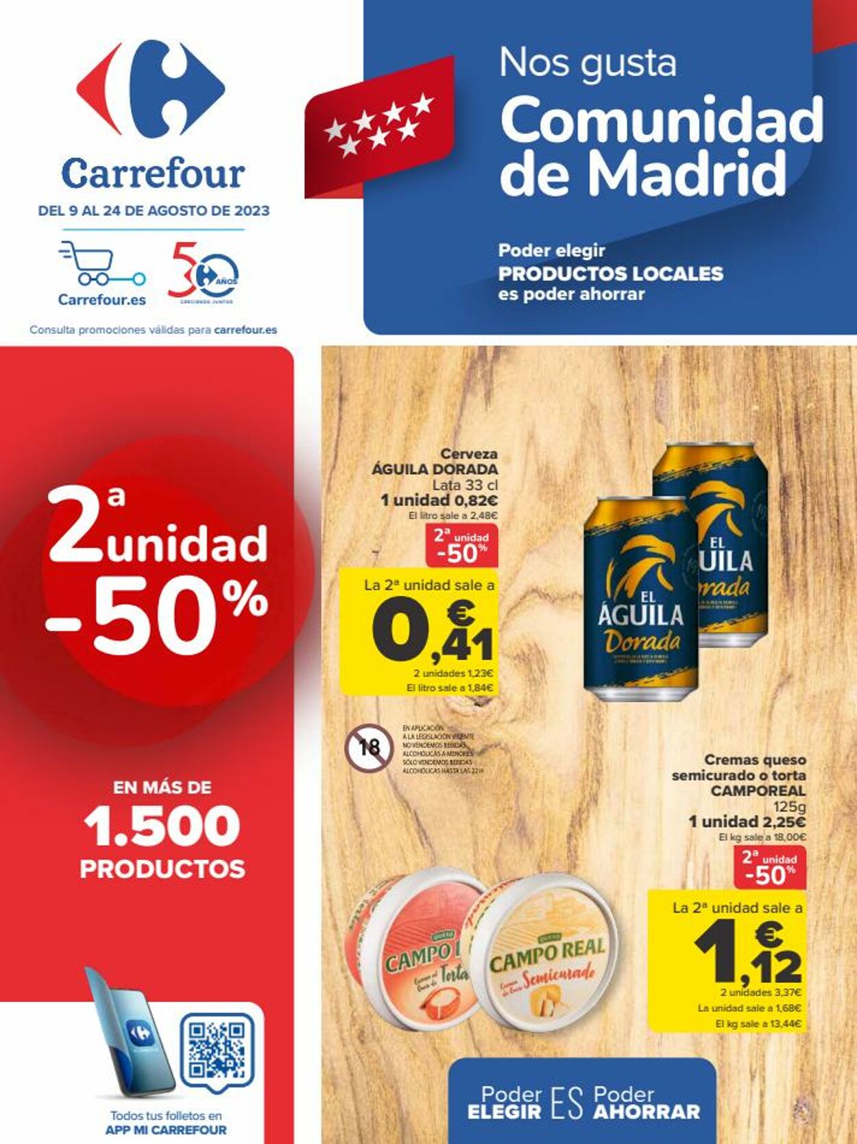 Folleto Carrefour 09.08.2023 - 24.08.2023