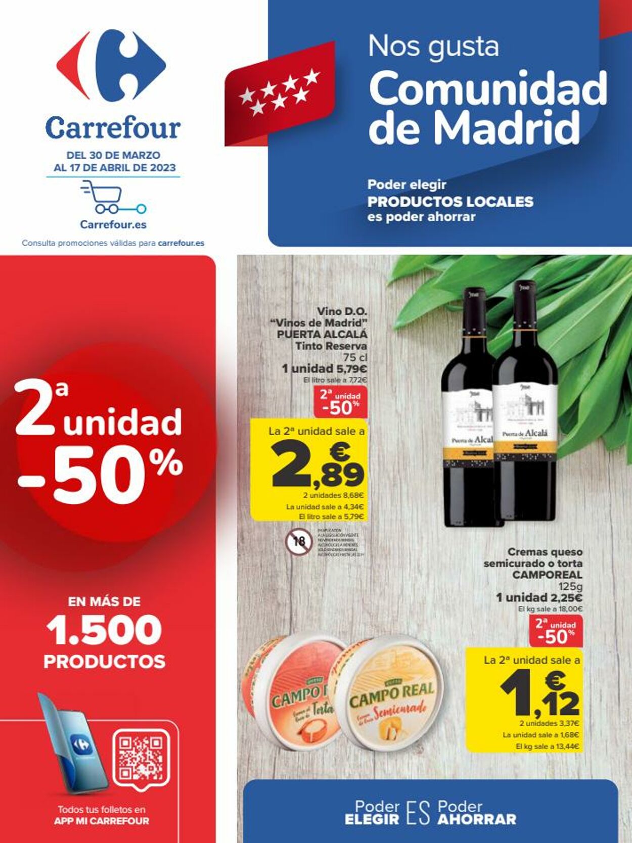 Folleto Carrefour 30.03.2023 - 17.04.2023