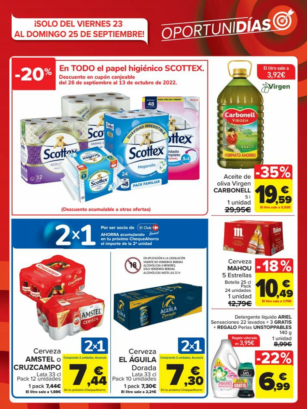 Folleto Carrefour 23.09.2022 - 25.09.2022