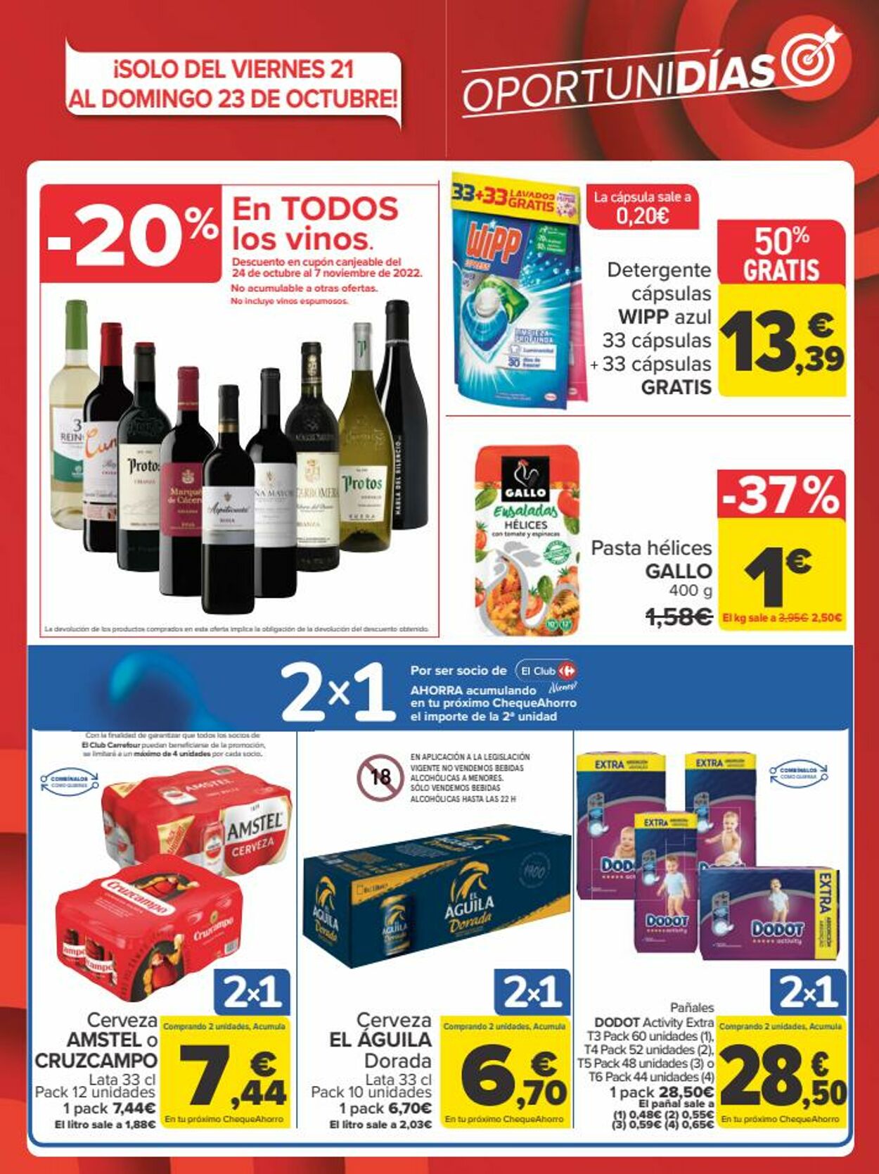 Folleto Carrefour 21.10.2022 - 23.10.2022