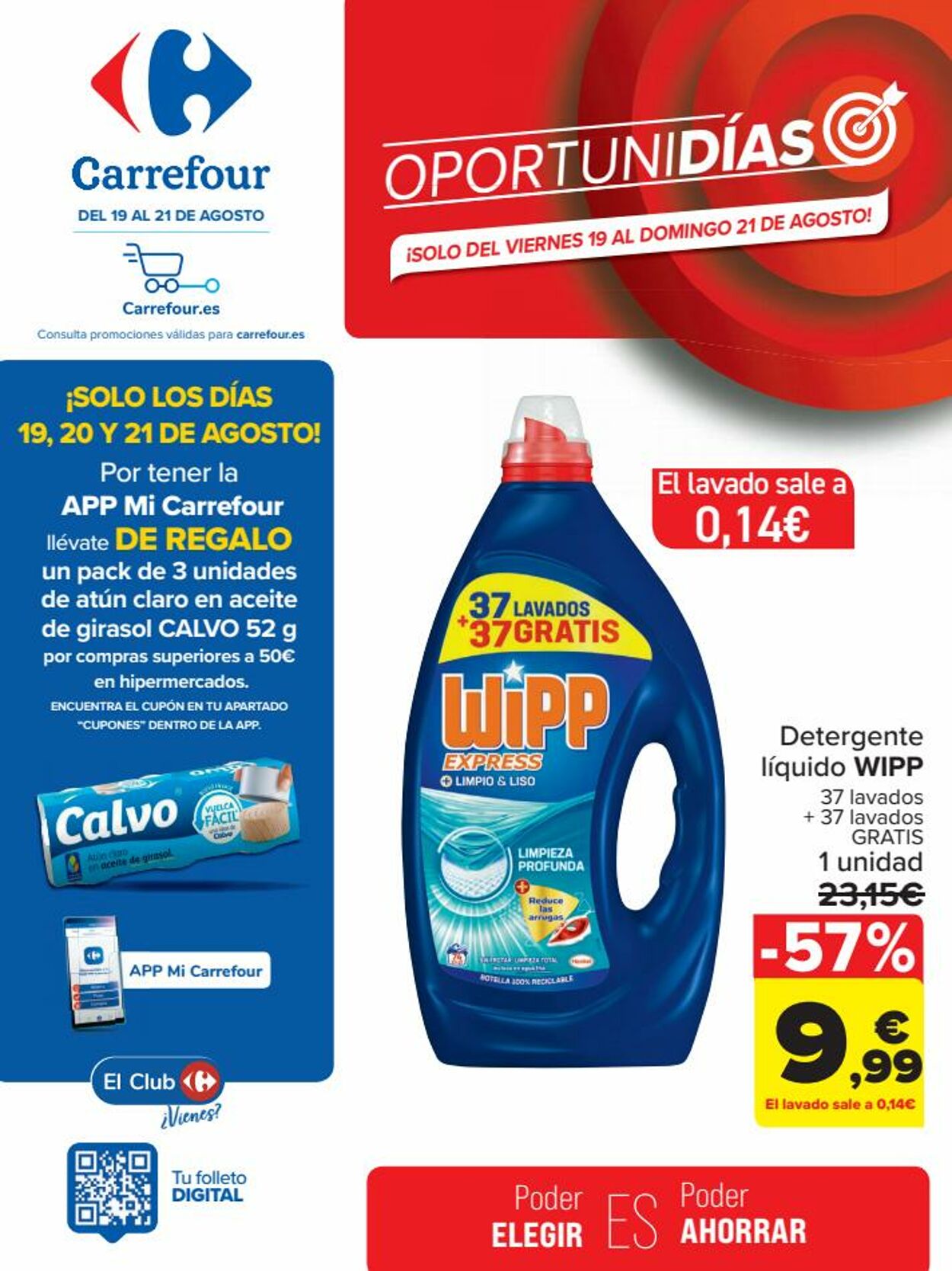 Folleto Carrefour 19.08.2022 - 21.08.2022