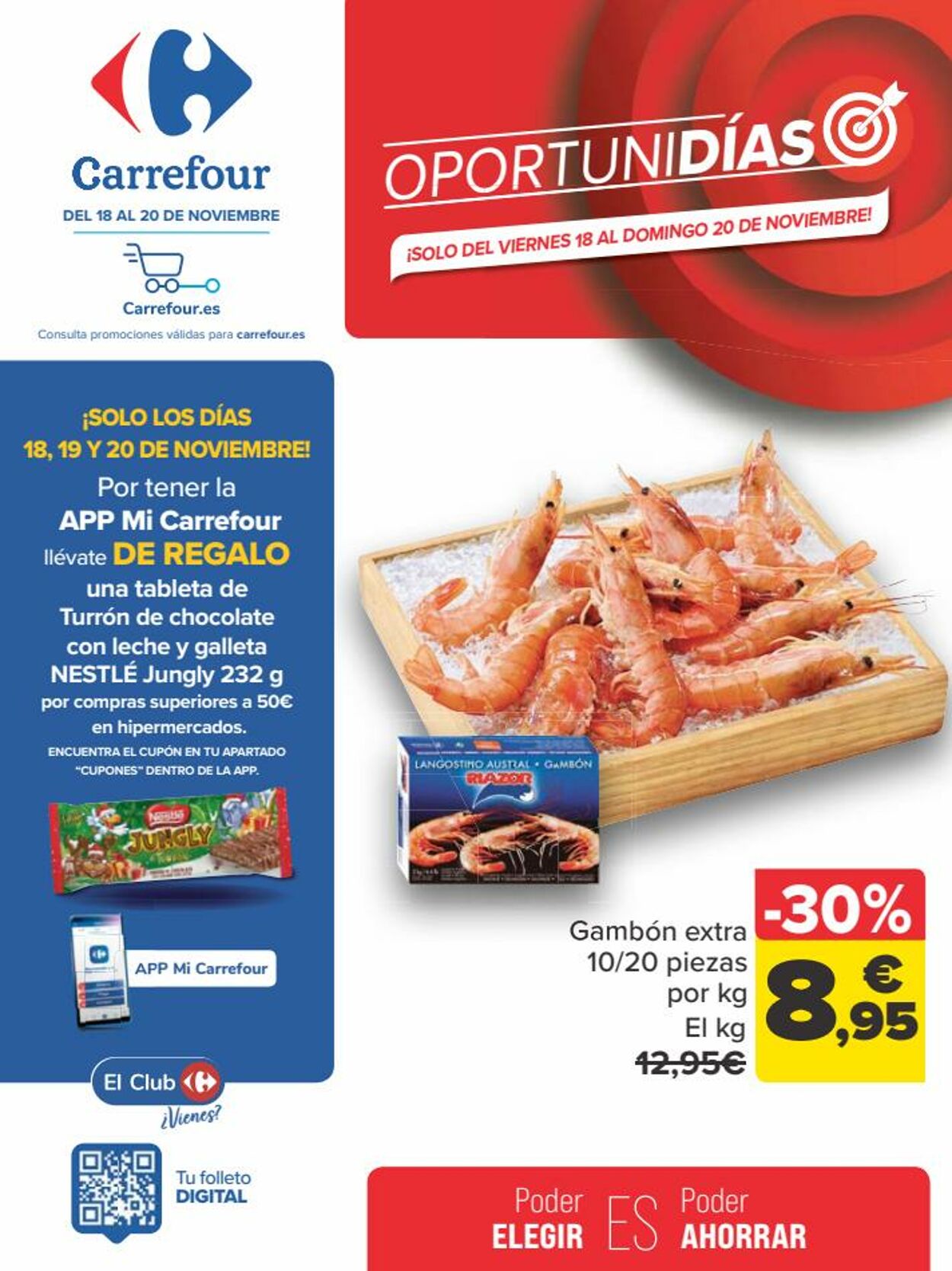 Folleto Carrefour 18.11.2022 - 20.11.2022