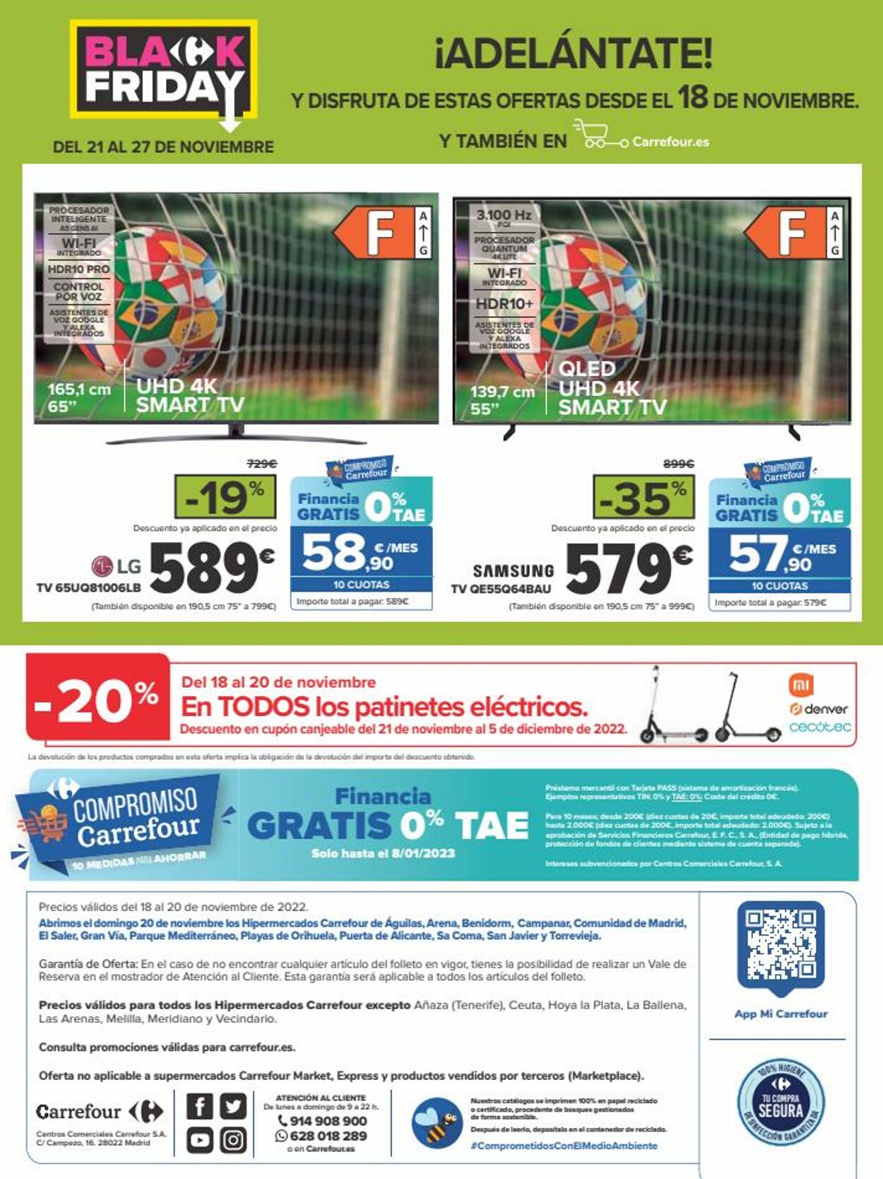 Folleto Carrefour 18.11.2022 - 20.11.2022