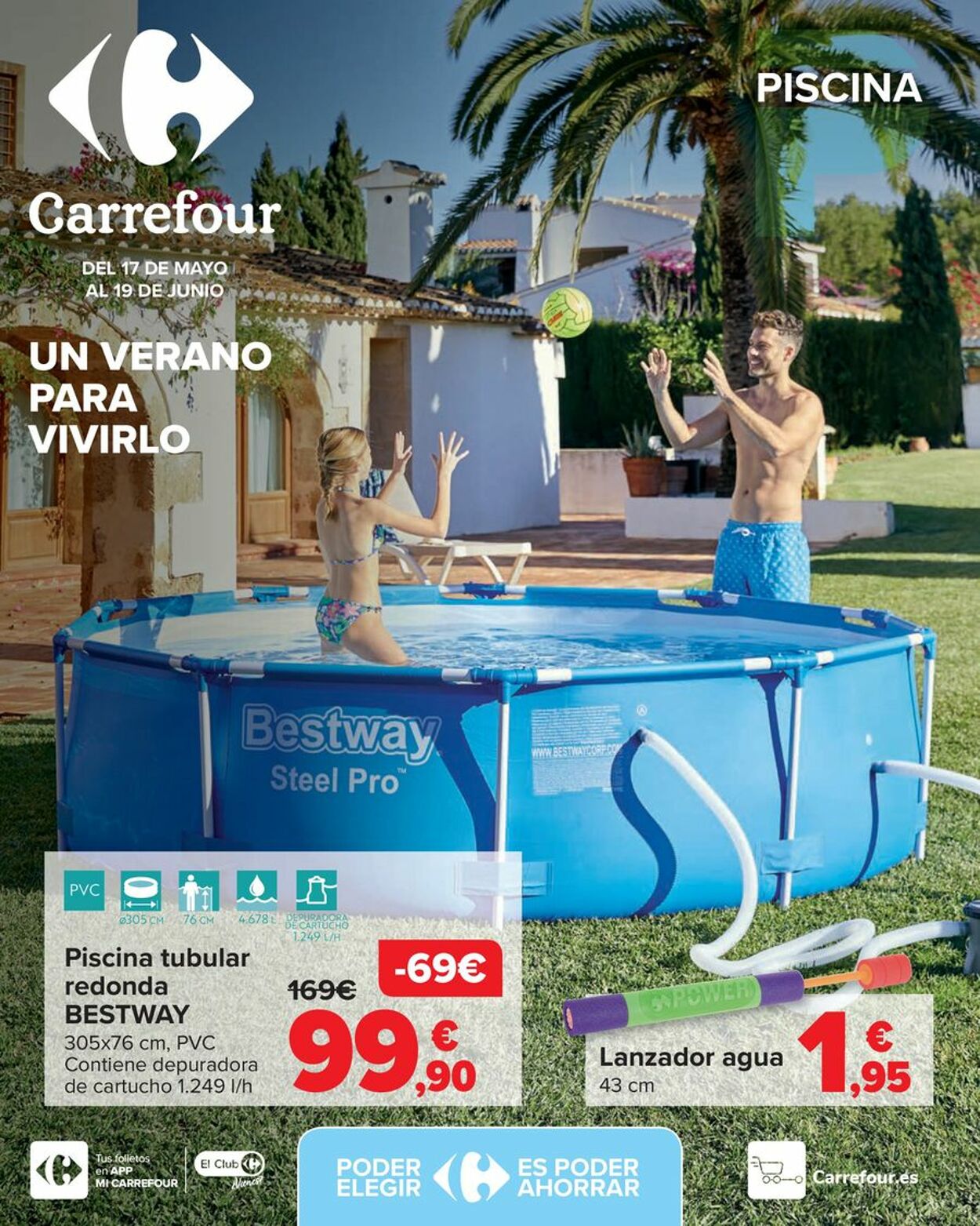 Folleto Carrefour - PISCINAS - JARDÍN 17 may., 2024 - 19 jun., 2024