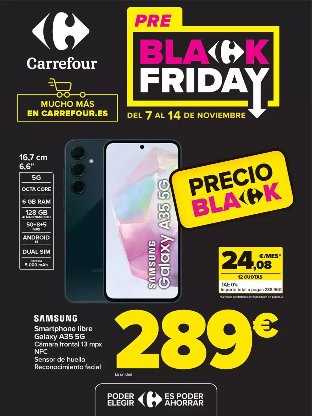 Folleto Carrefour - PRE BLACK FRIDAY 7 nov., 2024 - 14 nov., 2024