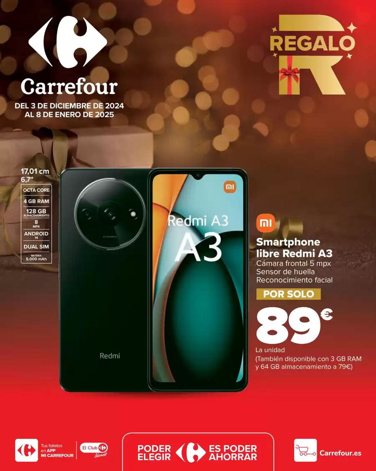 Folleto Carrefour - REGALO 3 dic., 2024 - 8 ene., 2025