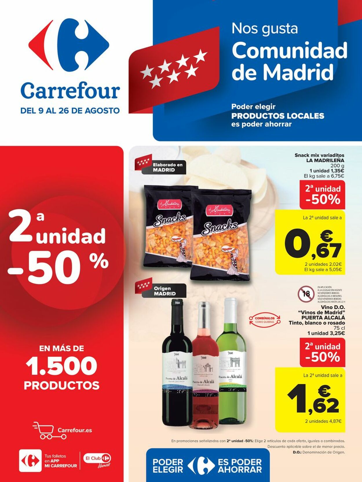 Folleto Carrefour 09.08.2024 - 26.08.2024