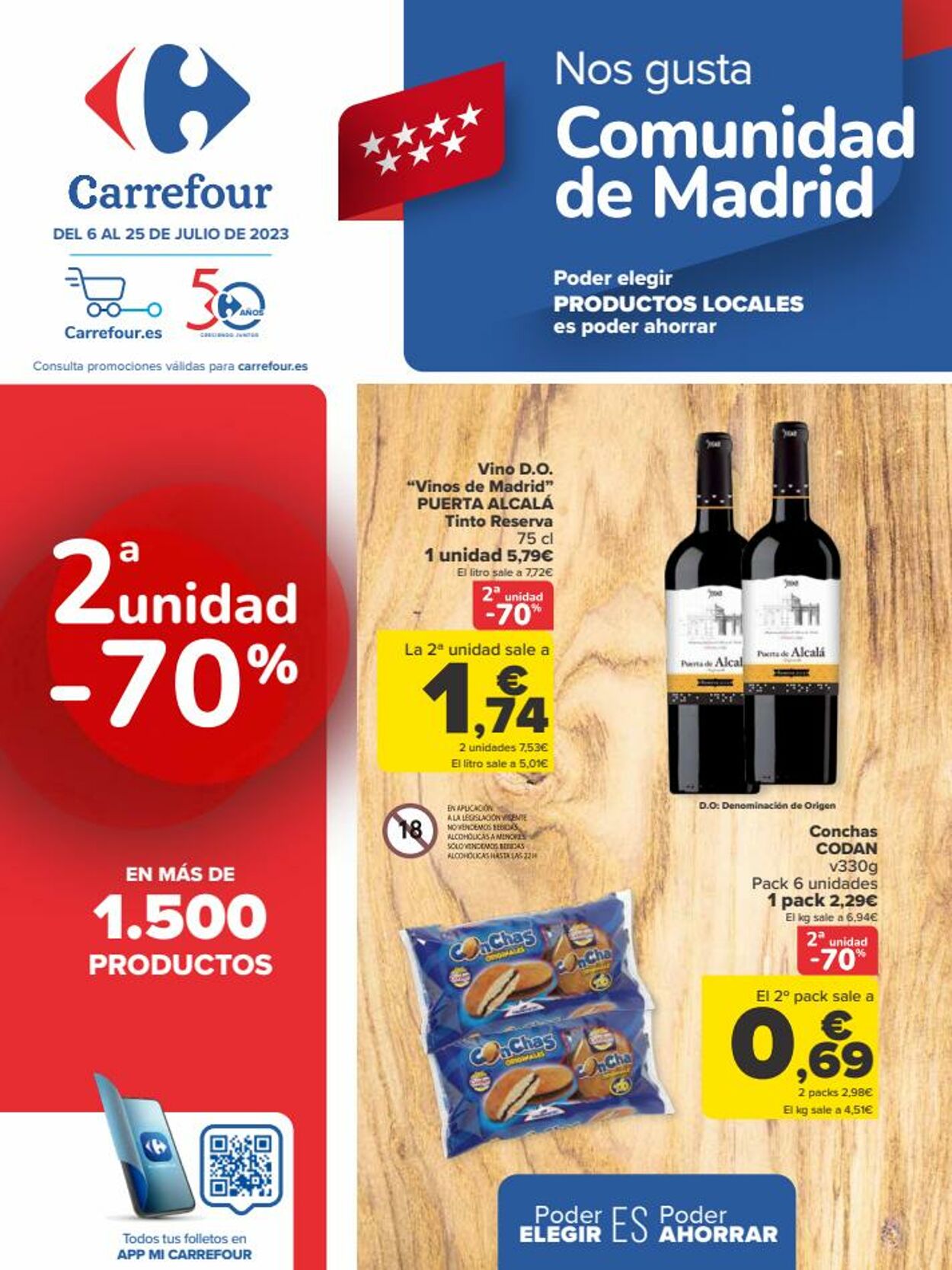 Folleto Carrefour 06.07.2023 - 25.07.2023