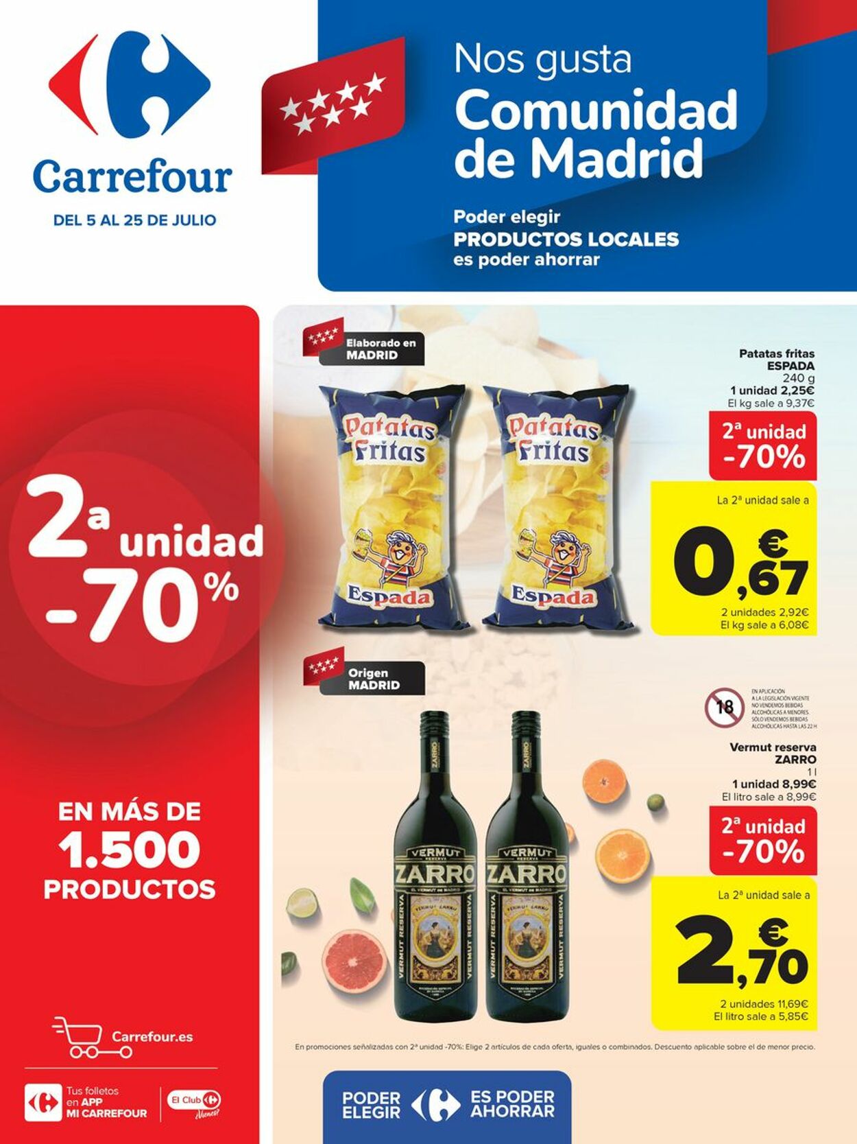 Folleto Carrefour 05.07.2024 - 25.07.2024