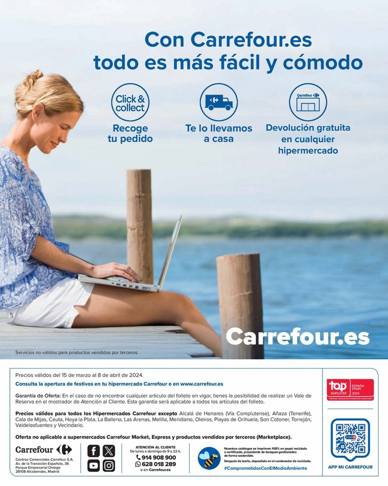 Folleto Carrefour 15.03.2024 - 08.04.2024