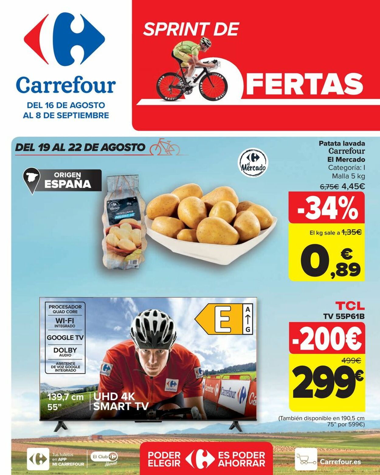 Folleto Carrefour - Sprint de Ofertas 16 ago., 2024 - 8 sep., 2024