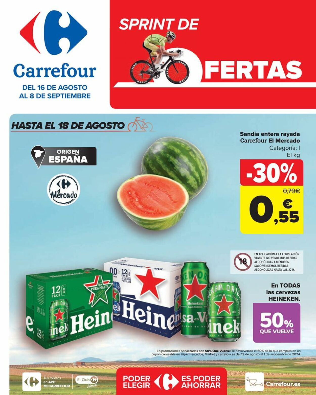 Folleto Carrefour 16.08.2024 - 08.09.2024