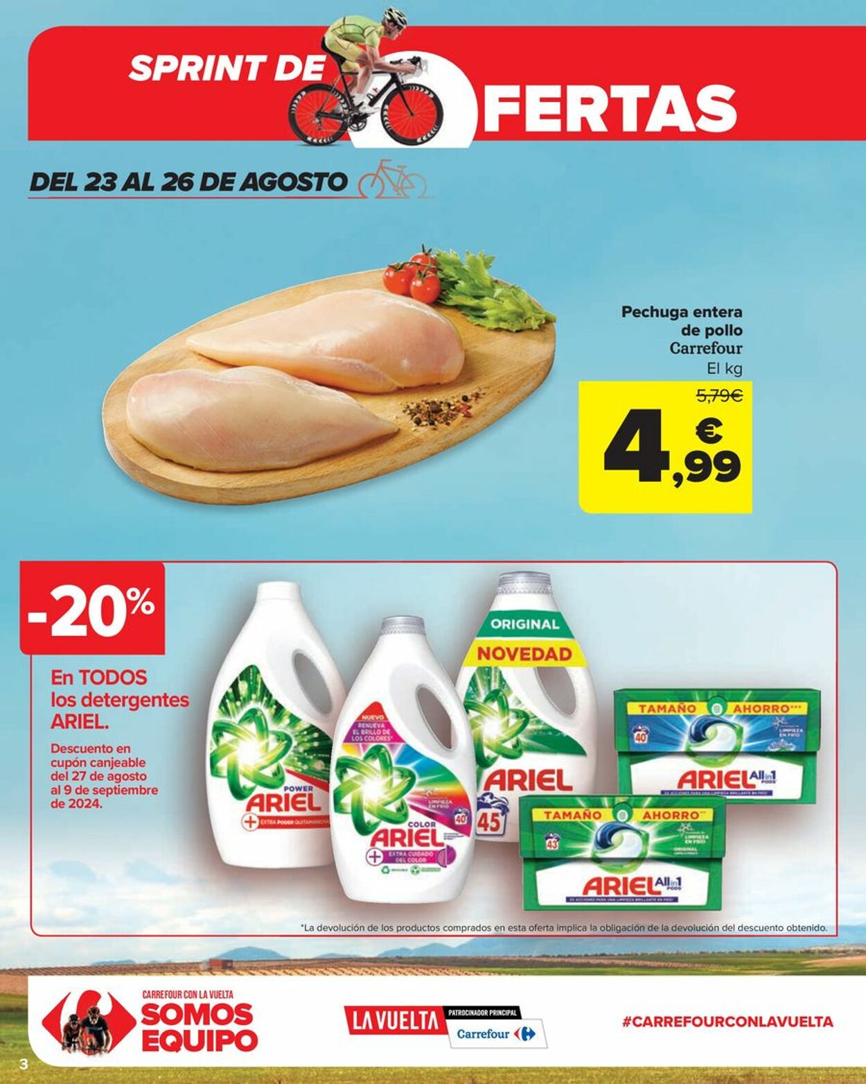 Folleto Carrefour 16.08.2024 - 08.09.2024