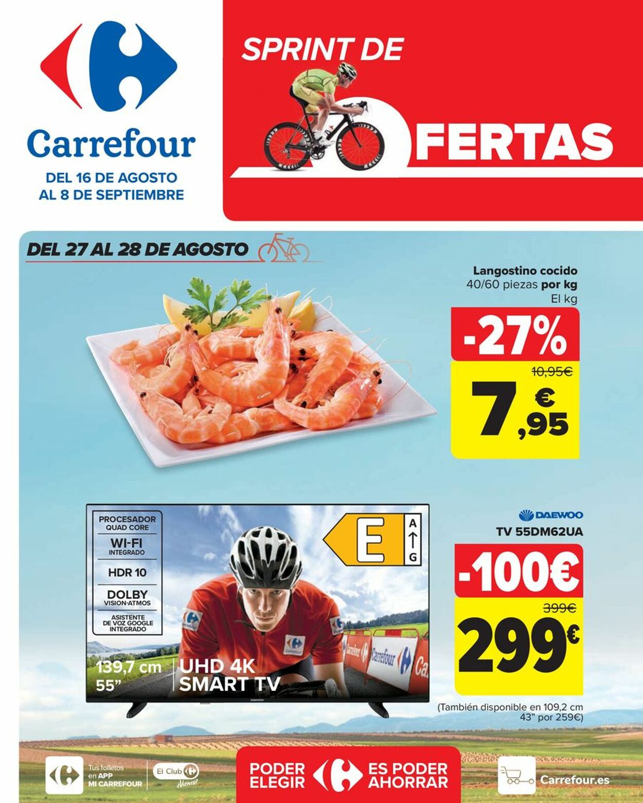 Folleto Carrefour 16.08.2024 - 08.09.2024