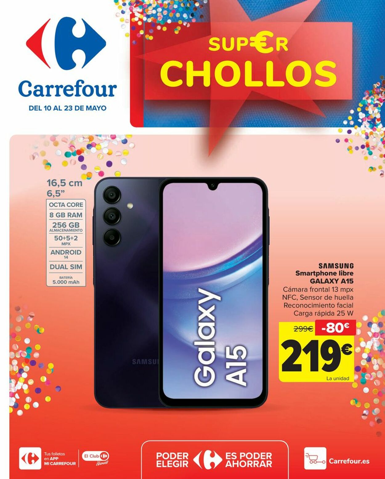 Folleto Carrefour - SUPER CHOLLOS 10 may., 2024 - 23 may., 2024